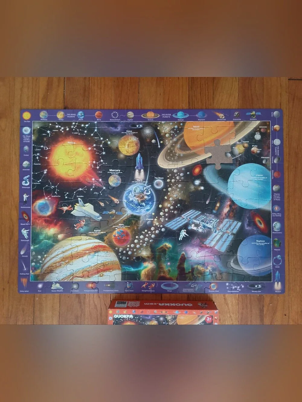3/$10 🌟 Quokka Colorful Space Solar System 100 Piece Puzzle